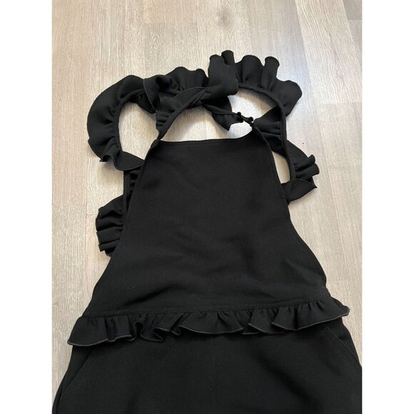 MANGO NWT City Chic Ruffle Black Dress Size XS Side zipper - Picture 10 of 12
